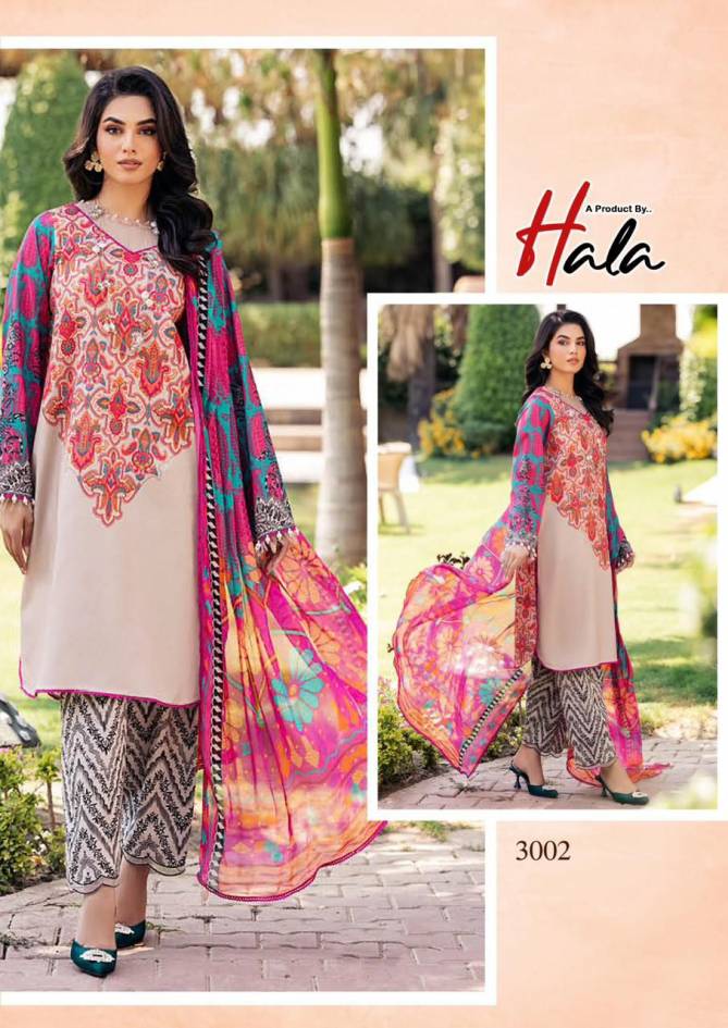 Ramsha Vol 3 By Hala Cotton Printed Pakistani Dress Material Wholesale Shop In Surat
